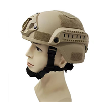 Casque de protection de combat tactique MICH 2000 avec rail latéral Monture NVG Casque rapide de tir au paintball extérieur