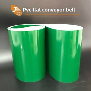 Yeni PVC yeşil 2mm düz konveyör bant montaj hattı aşınmaya dayanıklı ısıya dayanıklı transmisyon kayışı gıda için özelleştirilebilir - Product Image 2