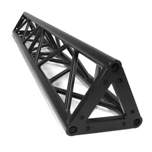 Botte de vis de triangle noir de botte d'éclairage en aluminium de 300x300x3m pour des événements extérieurs d'intérieur