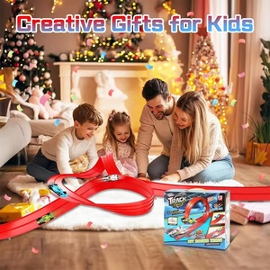 3.9 mét linh hoạt đua xe theo dõi linh hoạt xe đoạn đường nối hệ thống với 4 F1 đua xe ô tô xách tay Roll-up khe cắm đồ chơi - Product Image 4