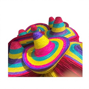 Colorful Straw <b>Hat</b> Mexican Straw <b>Hat</b> from Vietnam for Festivals and Themed Parties - Product Image 1