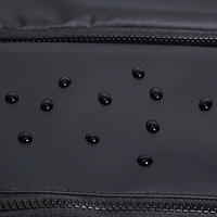 Sac d'ordinateur Oxford de couleur unie, sac à dos décontracté simple à plusieurs compartiments, grande capacité, pour ordinateur portable de 15,6 pouces