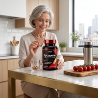 Capsules de Lycopène Naturel Personnalisées OEM, Sans Gluten, Véganes, Complément Alimentaire pour Adultes pour la Gestion de l'Énergie