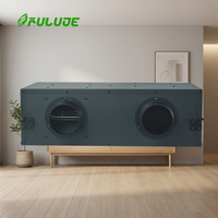 Système de ventilation à air frais avec ventilateur centrifuge à courant alternatif bidirectionnel |   Unité d'échange d'air en métal à haute efficacité énergétique pour bâtiments
