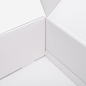 Caja de cartón corrugado con asa de plástico, embalaje electrónico de gran tamaño reciclado con logotipo personalizado - Product Image 6