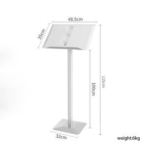 Restaurant <strong>Menu</strong> <strong>Display</strong> <strong>Stands</strong> A4 Brochure Advertising Sign <strong>Stand</strong> Door <strong>Floor</strong> <strong>Stand</strong> Metal Sign Holder Dish Brand Publicity Rack - Product Image 5