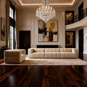 घर के लिविंग रूम सोफे सेट लक्जरी रिसॉर्ट लिविंग रूम सोफा बिस्तर आधुनिक विला लिविंग रूम फर्नीचर अपार्टमेंट लॉबी होटल लॉबी - Product Image 3