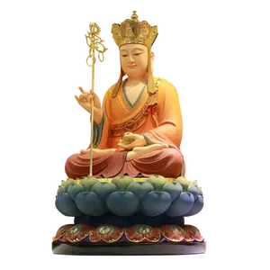 Дизан Бодхисаттва статуя дизан Бодхисаттва статуя Будды Смола окрашенная три мусора