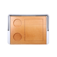 Panier de pique-nique en bois tendance, doublure isolante imperméable, boîte cadeau portable avec poignée de transport pour une utilisation en extérieur