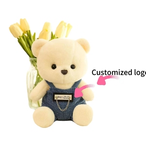 2023 gros Logo personnalisé mignon dessin animé peluche ours en peluche couple ours en peluche <span class=keywords><strong>animaux</strong></span> jouets cadeaux pour la saint-valentin - Product Image 1