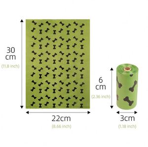 Custom Eco-Friendly Scented <b>Compostable</b> Biodegradable Dog Poop <b>Bags</b> with Cornstarch+PLA+PBAT Material 4 Packs/Box - Product Image 4