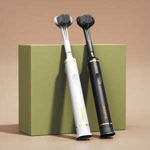 Spazzolino a 3 Lati con Setole Morbide per Pulizia Completa dei Denti, Protezione delle Gengive, Manico Antiscivolo, Cura Orale Quotidiana per Adulti - Product Image 1