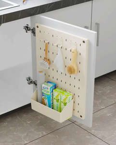 Kim Loại Màu Đen Bàn Núi Văn Phòng Tổ Chức Pegboard Kệ Với Hooks Tường Lưu Trữ Kim Loại Pegboard Tổ Chức - Product Image 6