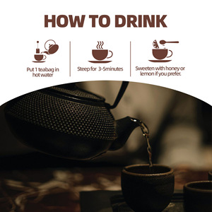 Tisane Personalizzata di Erbe Grezze Miscelate, Bustine di Tè al Ginseng Cinque Tesori Aromatizzato, Tè JPL - Product Image 6