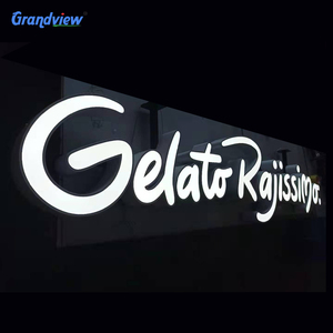 Lettres en relief 3D personnalisées rétroéclairées par LED, étanches, pour enseigne de magasin, boîte à lumière avec <span class=keywords><strong>nom</strong></span> de magasin - Product Image 3