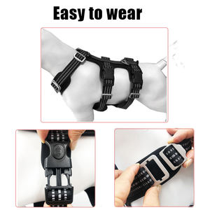 สายจูงสุนัขแบบปรับได้ไม่ดึงเสื้อกั๊กป้องกันการหลบหนีแบบเต็มตัวใช้กลางแจ้งพร้อมชัตเตอร์สองชั้นสายรัดสุนัขยุทธวิธีสำหรับสุนัขตัวใหญ่ - Product Image 2