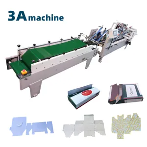 3ACQ-580E yapıştırma kağıt tutkal makinesi yarı otomatik kağıt kağıt yapıştırma makinesi otomatik katlayıcı yapıştırıcı makine
