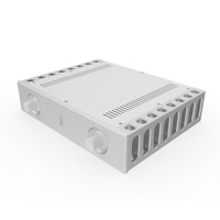 Boîtier d'amplificateur audio HIFI CNC3608 BRZHIFI, châssis en aluminium pour dissipation thermique, haute qualité, DIY