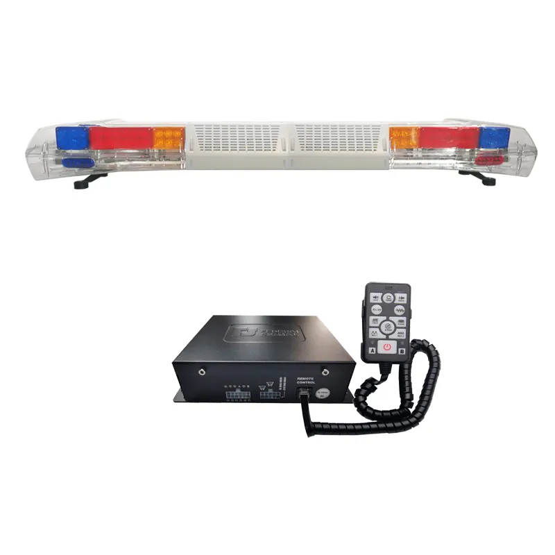 148Cm Werks lieferant LED Warnleuchten Krankenwagen Blitzlicht leiste Eingebaute Lautsprechers irene