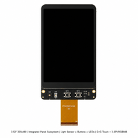 3,52 Zoll IPS TFT LCD Touchscreen 320x480 RGB SPI G+G Kapazitiver Umgebungslichtsensor-Tasten-LED für Smart-Geräte-Bedienfelder