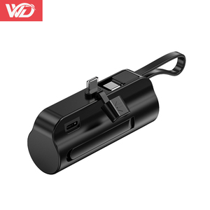 <span class=keywords><strong>Mini</strong></span> banco de energía de carga rápida para <span class=keywords><strong>Iphone</strong></span>, cargador portátil de 5000Mah, cápsula pequeña, promoción de fábrica - Product Image 1