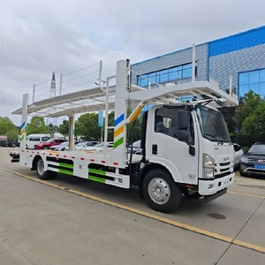 รถบรรทุกขนส่งรถยนต์ ISUZU 4x2 ของญี่ปุ่น 3 ที่นั่ง สำหรับขาย - Product Image 1