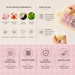 Prix d'usine, vente chaude, détergent à lessive liquide personnalisé parfum pêche, savon liquide pour le linge, détergent à lessive liquide en gros - Product Image 3