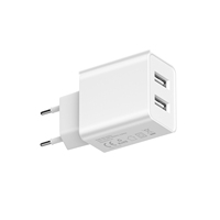 Adaptateur secteur rapide 110V-240V à double port USB avec câble de données, ensemble de chargeur de voyage pour appareils ménagers et smartphones