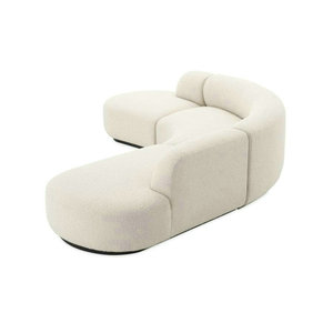 Moderno marco de madera sofá seccional muebles sala de estar tela terciopelo <span class=keywords><strong>Bjorn</strong></span> sofás para el hogar - Product Image 3