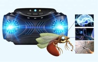 Pengusir Hama Ultrasonik Listrik Tanpa Asap Bionic Wave dengan Lampu Kuat untuk Pengendalian Tikus, Serangga, Nyamuk & Kecoa