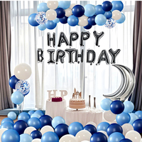 Décorations de fête d'anniversaire haut de gamme et kit de mise en scène pour garçons, incluant un ensemble de toile de fond murale