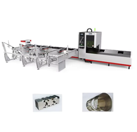 Machine de découpe laser CNC haute vitesse pour tubes, avec conception portable, pour le traitement des tubes métalliques et la découpe automatique de tuyaux