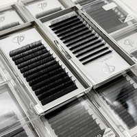 Extensions de cils individuels en soie volume 0.03 0.05, cils en velours et cachemire, vente en gros, marque privée