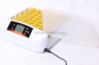 Nouvel incubateur mini automatique de qualité supérieure pour 56 œufs, avec éclairage LED, taux d'éclosion de 96%-98%, haute productivité, approuvé CE