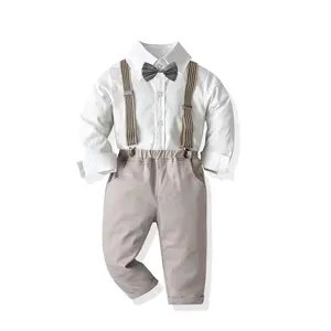 Wholesale Kids Clothes Formal Dress Suits for 1-6T Child Spring Fall Boys' Outfits 2pcs Clothing Sets