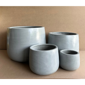 Ensemble de 6 pots de jardin en fibre de verre de couleur personnalisée de luxe Application extérieure et décoration du fabricant vietnamien - Product Image 2