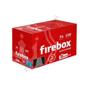 34 sacs 100 pièces Firebox Slim Filtres 6x15mm Qualité supérieure avec prix de gros Fourniture en gros disponible - Product Image 1