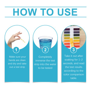 Hozonex 3-in-1 PH ถูกต้องเมื่อเทียบกับสระว่ายน้ำที่เรียบง่ายกระดาษทดสอบคุณภาพน้ำ - Product Image 1