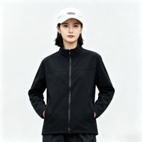 Veste softshell légère à fermeture éclair coupe-vent et imperméable, séchage rapide, sans capuche, pour la randonnée, le trekking, le camping, l'escalade