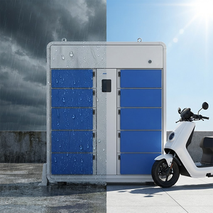 Gabinete Inteligente para Intercambio de Baterías WL 6010, 10 Compartimentos, Impermeable para Exteriores, Estación de Intercambio de Baterías Compartidas para Bicicletas Eléctricas y Scooters - Product Image 4