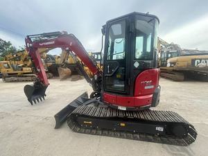 Mini-excavatrice Yanmar 55 d'occasion à bas prix, importée du Japon, VIO55, mini-pelleuse de 5,5 tonnes, excavatrice sur chenilles d'occasion avec chenilles en caoutchouc - Product Image 4