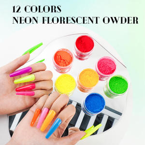 Pigmento Neon em Pó de Mica Fluorescente de Grau Cosmético Altamente Pigmentado e Livre de Formaldeído para Nail Art - Product Image 4