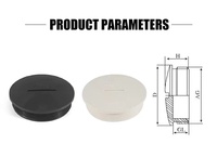 Bouchon de trou en nylon M20 * 1.5mm filetage IP68 bouchon étanche fixe bouchon rond en plastique presse-étoupe bouchon d'arrêt pour spécifications