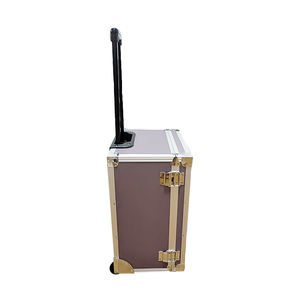 Draagbare grote vlucht case aluminium trolley met wiel - Product Image 3
