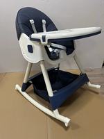 Chaise haute multifonction pliable pour bébé, chaise à bascule en plastique pour enfants, hauteur réglable de 0 à 12 mois