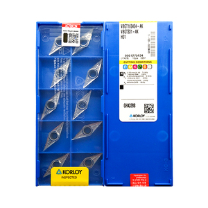 VBGT160404-AK H01 haute qualité CNC Machine insère outil tungstène tour de coupe tournant carbure insérer - Product Image 1