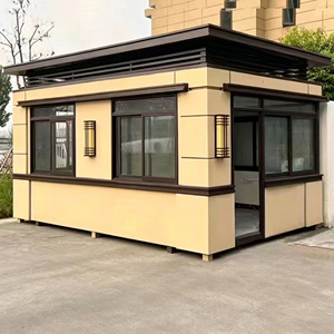 Cabina di Sicurezza Mobile Portatile per Tutte le Condizioni Meteo, Postazione Prefabbricata con Grandi Finestre per Monitoraggio del Cancello - Product Image 4