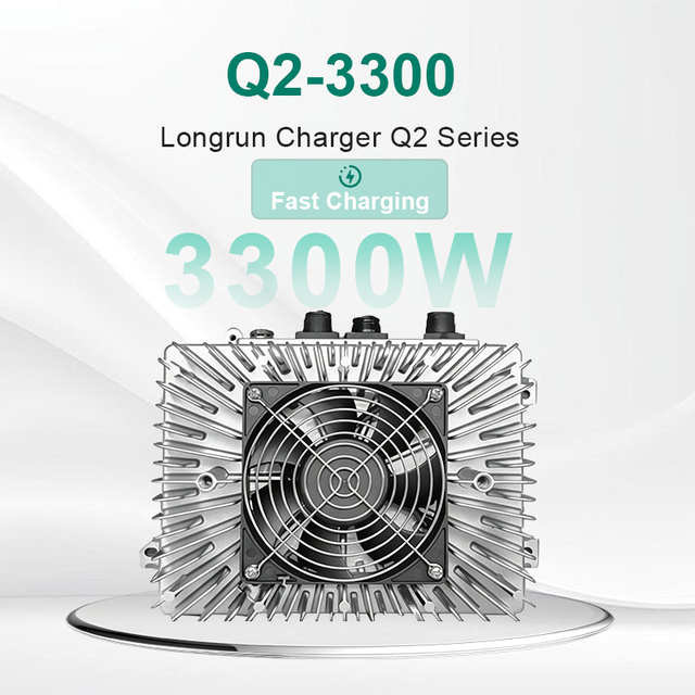Longrun OEM Industrial EV Charger 3300W AC/DC Fast Charging Lithium Battery IP67 Eco-Friendly for Electric Cars Golf Carts AGVs
