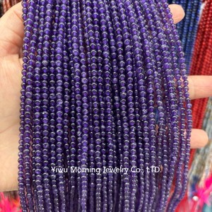 2mm 3mm Natural DIY cuentas lisas pequeñas piedras preciosas energía con cuentas ágata piedra solar cuentas de arroz para la fabricación de joyas pulsera collar - Product Image 4