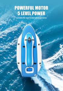 Jet ski gonflable motorisé électrique, jouet flottant pour piscine, avec longue autonomie, avec <span class=keywords><strong>scooter</strong></span> sous-marin - Product Image 5